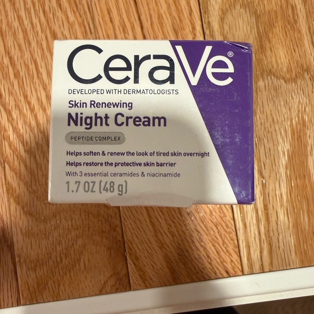 CeraVe Skin Renewing Night Cream Peptide Complex 1.7 ounces